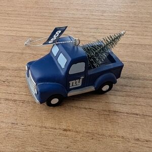 NY Giants Blue Truck Ornament